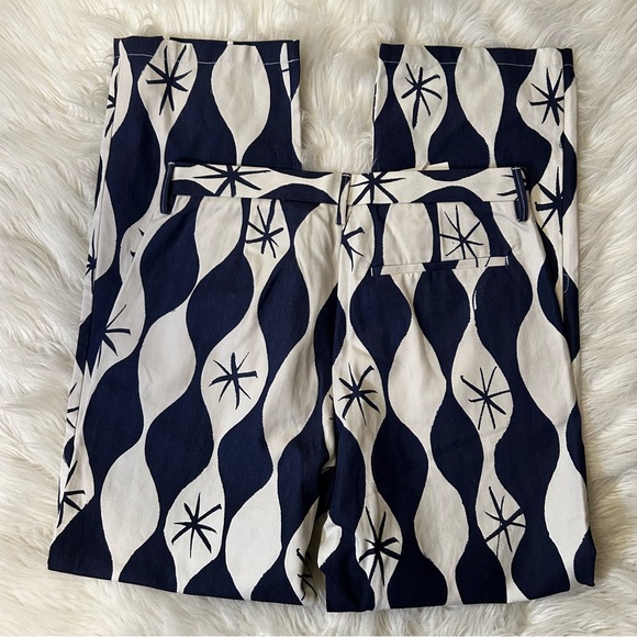 Zara Blue and White Patterned Jeans Summer Wardrobe ‘23 size 32” - Picture 6 of 13